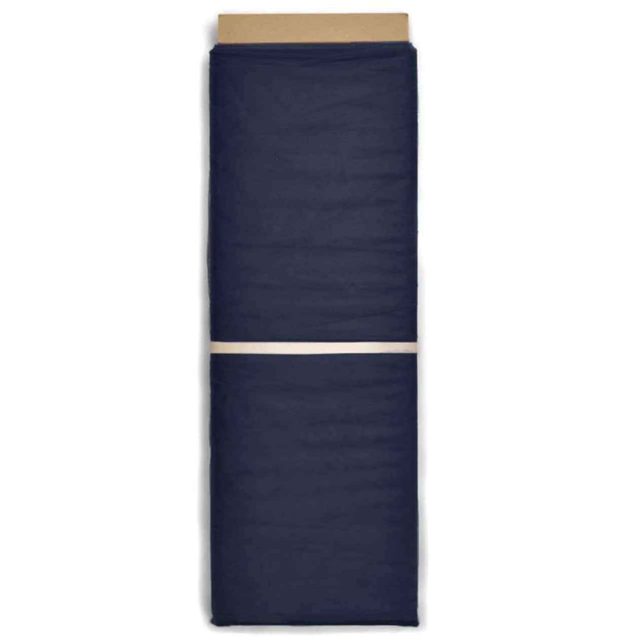 108 Inch Navy Blue Tulle